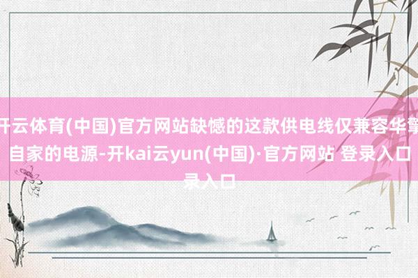 开云体育(中国)官方网站缺憾的这款供电线仅兼容华擎自家的电源-开kai云yun(中国)·官方网站 登录入口
